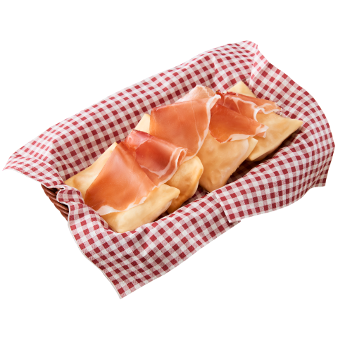 Gnocco 4 pezzi con crudo